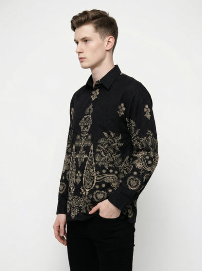 Men's Batik Shirt - Commander | Long Sleeves