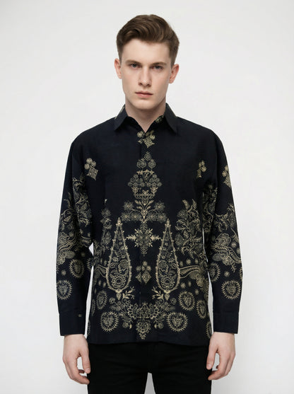 Men's Batik Shirt - Commander | Long Sleeves