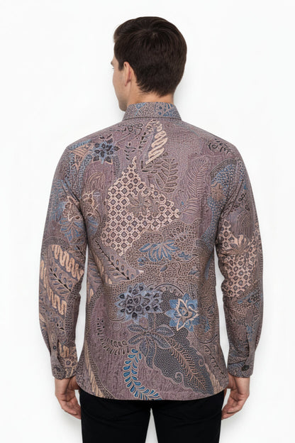 Men's Batik Shirt – Serene Bloom | Long Sleeves 2