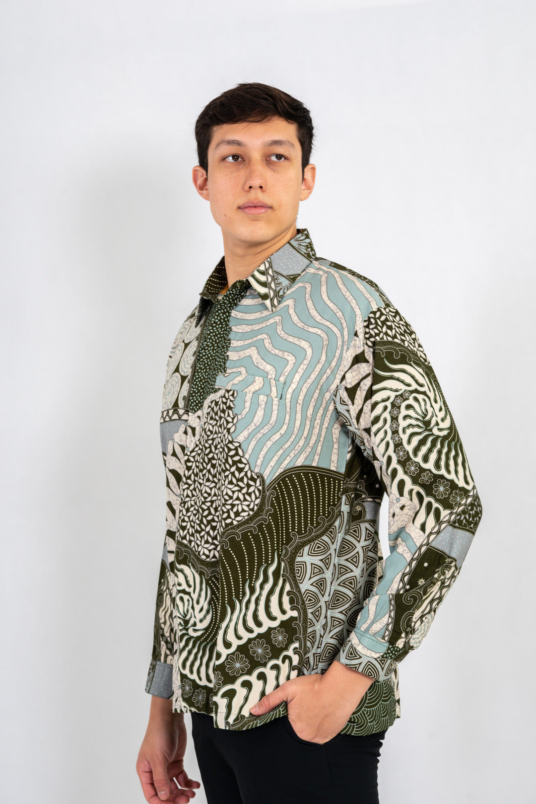 Men's Batik Shirt - Pathfinder | Long Sleeves 3