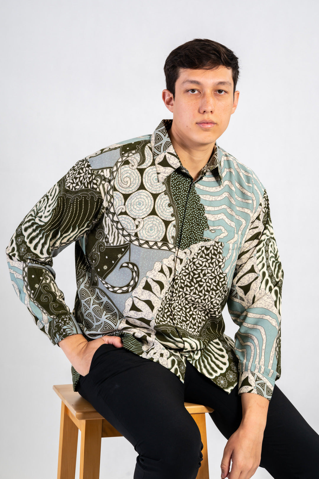 Men's Batik Shirt - Pathfinder | Long Sleeves 6