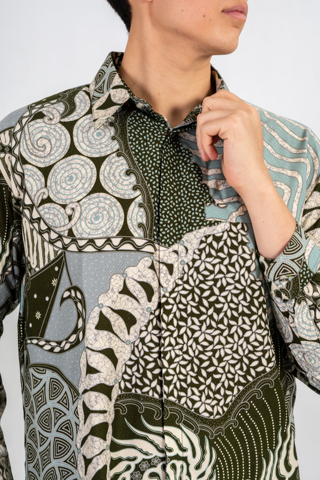 Men's Batik Shirt - Pathfinder | Long Sleeves 7