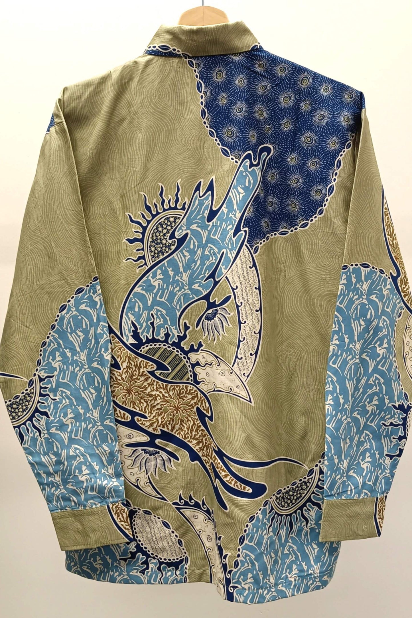 Men's Batik Shirt - Sky Surge | Long Sleeves 2