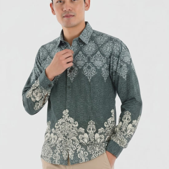 Men’s Batik Shirt – Jade Sovereign | Long Sleeves video
