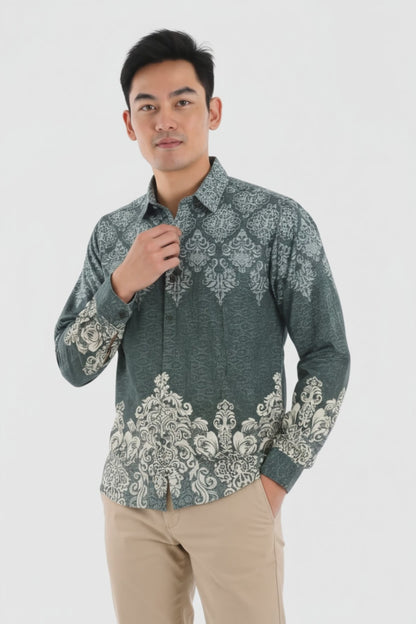 Men’s Batik Shirt – Jade Sovereign | Long Sleeves video