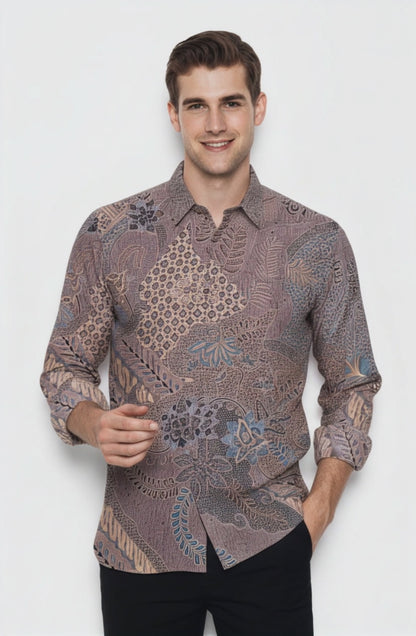 Men's Batik Shirt – Serene Bloom | Long Sleeves video